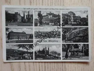WÜRZBURG, NĚMECKO, BAVORSKO, 1942