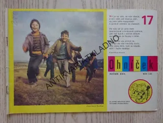 OHNÍČEK 17/1975, KOMIKS, NEPRAKTA, SEKORA, BURIAN
