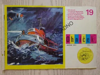 OHNÍČEK 19/1975, KOMIKS, NEPRAKTA, SEKORA, BURIAN