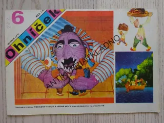 OHNÍČEK 6/1975, KOMIKS, NEPRAKTA, SEKORA, BURIAN