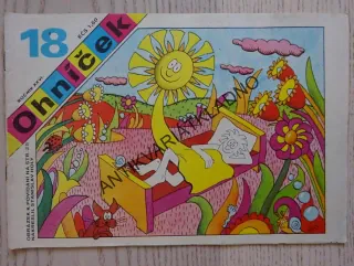 OHNÍČEK 18/1976, KOMIKS, NEPRAKTA, SEKORA, BURIAN