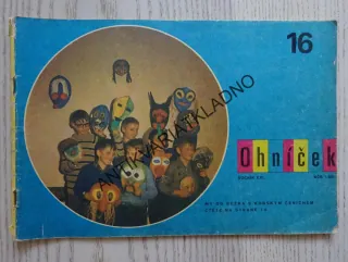 OHNÍČEK 16/1971, KOMIKS, NEPRAKTA, SEKORA, BURIAN