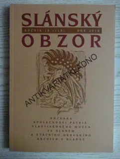 SLÁNSKÝ OBZOR, ROČNÍK 18 (118), ROK 2010, **an