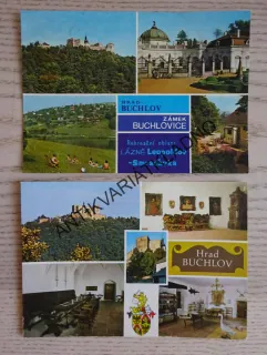 HRAD BUCHLOV, ZÁMEK BUCHLOVICE, OKRES UHERSKÉ HRADIŠTĚ, 2 KUSY