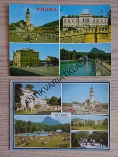 BÍLINA, LÁZNĚ KYSELKA, MINIGOLF, KOUPALIŠTĚ, OKRES TEPLICE, OKRES JIČÍN, 2 KUSY