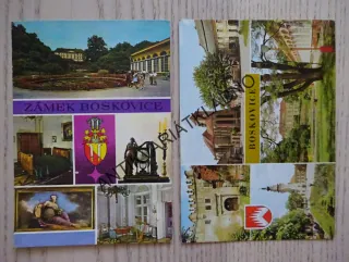 BOSKOVICE, ZÁMEK, OKRES BLANSKO, 2 KUSY