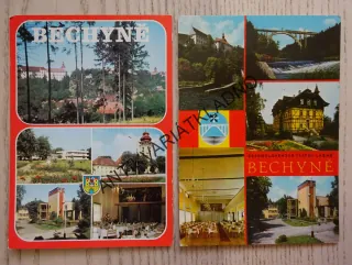 BECHYNĚ, ČESKOSLOVENSKÉ STÁTNÍ LÁZNĚ, OKRES TÁBOR, 2 KUSY