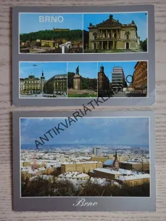 BRNO, CENTRUM MĚSTA, 2 KUSY