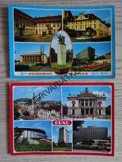 BRNO, JANÁČKOVO DIVADLO, HOTEL INTERNATIONAL, MAHENOVO DIVADLO, 2 KUSY