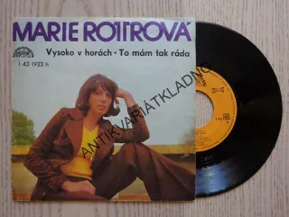 VYSOKO V HORÁCH, TO MÁM TAK RÁDA, MARIE ROTTROVÁ, MALÁ DESKA