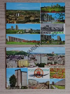 BRNO, LESNÁ, 1972, 1974, 2 KUSY