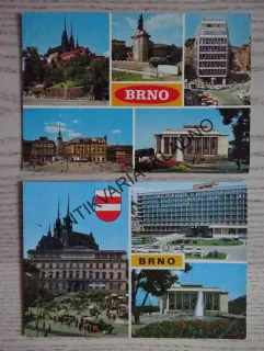 BRNO, PETROV, NÁMĚSTÍ, JANÁČKOVO DIVADLO, HOTEL INTERNATIONAL, 2 KUSY