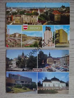BRNO, CENTRUM, NÁMĚSTÍ, 2 KUSY