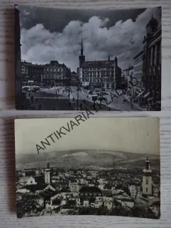 BRNO, NÁMĚSTÍ, CELKOVÝ POHLED, 2 KUSY