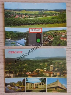 ČERČANY, SÁZAVA, OKRES BENEŠOV, 2 KUSY