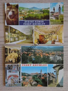 ČESKÝ KRUMLOV, 2 KUSY