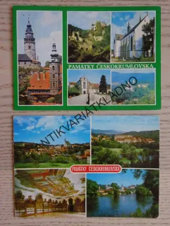 ČESKÝ KRUMLOV, 2 KUSY