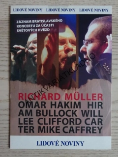 RICHARD MÜLLER, OMAR HAKIM, BULLOCK, LEE, BRATISLAVA, DVD HUDBA