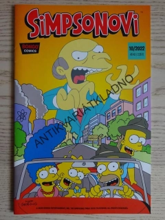 SIMPSONOVI, KOMIKS, 10/2022