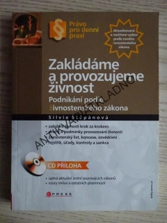 ZAKLÁDÁME A PROVOZUJEME ŽIVNOST, PODNIKÁNÍ PODLE ŽIVNOSTENSKÉHO ZÁKONA, SILVIE ŠTĚPÁNOVÁ, **an