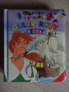 GULLIVEROVY CESTY, POHÁDKA S PUZZLE, 5X PUZZLE, **an