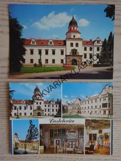 ČASTOLOVICE, ZÁMEK, OKRES RYCHNOV NAD KNĚŽNOU, 2 KUSY