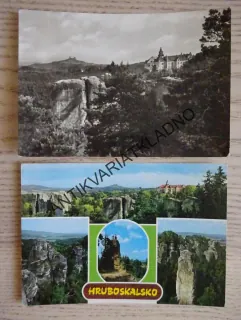 ČESKÝ RÁJ, HRUBÁ SKÁLA, HRUBOSKALSKO, OKRES SEMILY, 2 KUSY