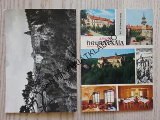 ČESKÝ RÁJ, ZÁMEK HRUBÁ SKÁLA, HRUBOSKALSKO, OKRES SEMILY, 2 KUSY