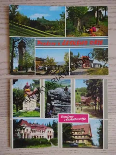 ČESKÝ RÁJ, PRACHOVSKÉ SKÁLY, 2 KUSY