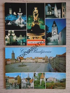 ČESKÉ BUDĚJOVICE, JIŽNÍ ČECHY, 2 KUSY