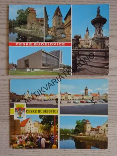 ČESKÉ BUDĚJOVICE, JIŽNÍ ČECHY, 2 KUSY