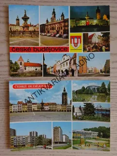 ČESKÉ BUDĚJOVICE, SAMSONOVA KAŠNA, ŽIŽKOVO NÁMĚSTÍ, 2 KUSY