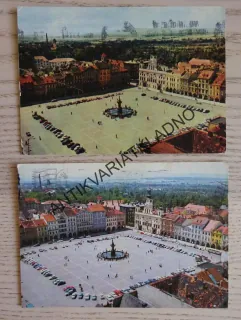 ČESKÉ BUDĚJOVICE, ŽIŽKOVO NÁMĚSTÍ, 2 KUSY