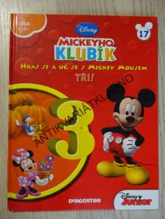 MICKEYHO KLUBÍK 17, TŘI!, MICKEY MOUSE, WALT DISNEY, **an