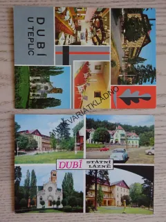 LÁZNĚ DUBÍ, OKRES TEPLICE, 2 KUSY
