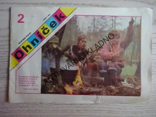 OHNÍČEK 2/1976, KOMIKS, NEPRAKTA, SEKORA, BURIAN