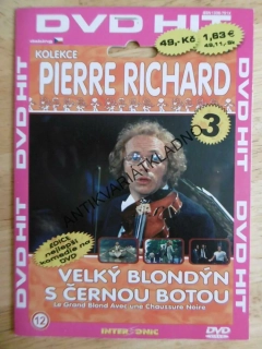 VELKÝ BLONDÝN S ČERNOU BOTOU, PIERRE RICHARD 3., DVD FILM