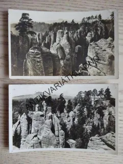 PRACHOVSKÉ SKÁLY U JIČÍNA, 1944, 2 KUSY