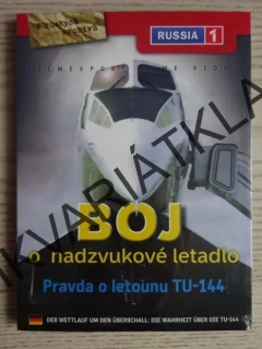 BOJ O NADZVUKOVÉ LETADLO, PRAVDA O LETOUNU TU-144, DVD FILM DOKUMENT