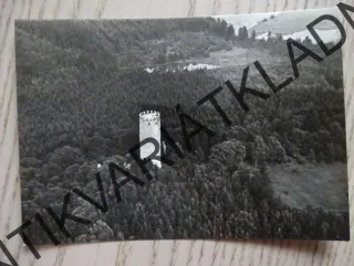MLADÁ VOŽICE, POHLED Z LETADLA NA ZŘÍCENINU HRADU ŠELMBERK, OKRES TÁBOR