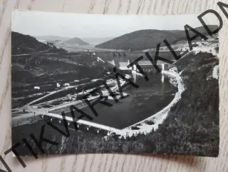 ORLICKÁ PŘEHRADA, HRÁZ, OKRES PÍSEK, 1964