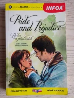 PRIDE AND PREJUDICE, PÝCHA A PŘEDSUDEK, JANE AUSTEN, ZRCADLOVÝ TEXT, DVOJJAZYČNÉ, **an