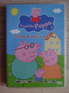 PRASÁTKO PEPPA 3, TATÍNEK SE DOSTÁVÁ DO FORMY, DVD FILM