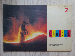 OHNÍČEK 2/1972, KOMIKS, NEPRAKTA, SEKORA, BURIAN