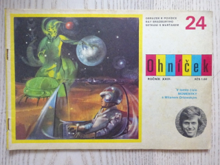 OHNÍČEK 24/1973, KOMIKS, NEPRAKTA, SEKORA, BURIAN