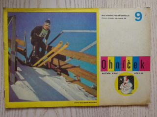 OHNÍČEK 9/1974, KOMIKS, NEPRAKTA, SEKORA, BURIAN