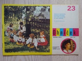 OHNÍČEK 23/1974, KOMIKS, NEPRAKTA, SEKORA, BURIAN