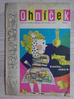 OHNÍČEK 7/1966, KOMIKS, NEPRAKTA, SEKORA, BURIAN