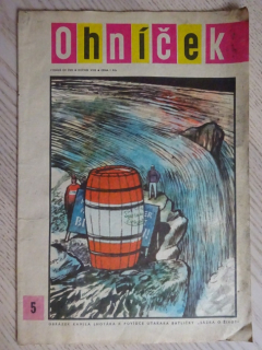 OHNÍČEK 5/1968, KOMIKS, NEPRAKTA, SEKORA, BURIAN