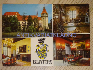 BLATNÁ, ZÁMEK, 1976, OKRES STRAKONICE